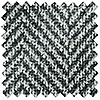 Soft Chevron, Soft Black - Made to Measure Curtains